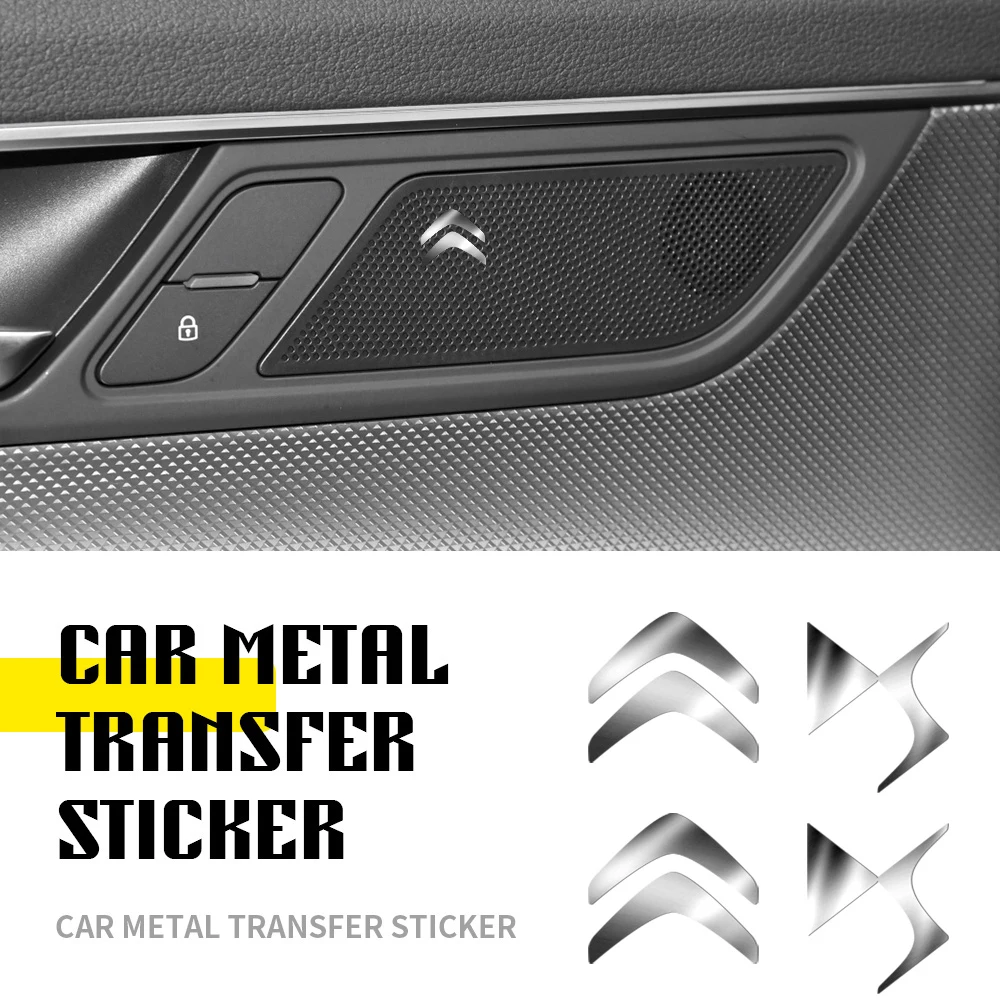 10 PCS Car Styling Interior Badge Stickers Decoration Accessories For