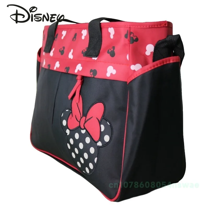 Disney Mickey's New Diaper Bag Handbag Luxury Brand Cartoon Fashion Baby Bag 5-piece High Capacity Baby Diaper High Quality Diaper Bag