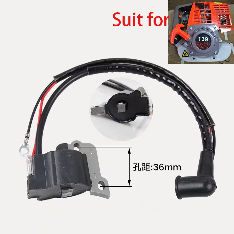 Ignition Coil Switch For 4T 139F Brush Cutter Grass Trimmer  Engine Motor ignition coil switch for 543 rs brush cutter grass trimmer engine motor