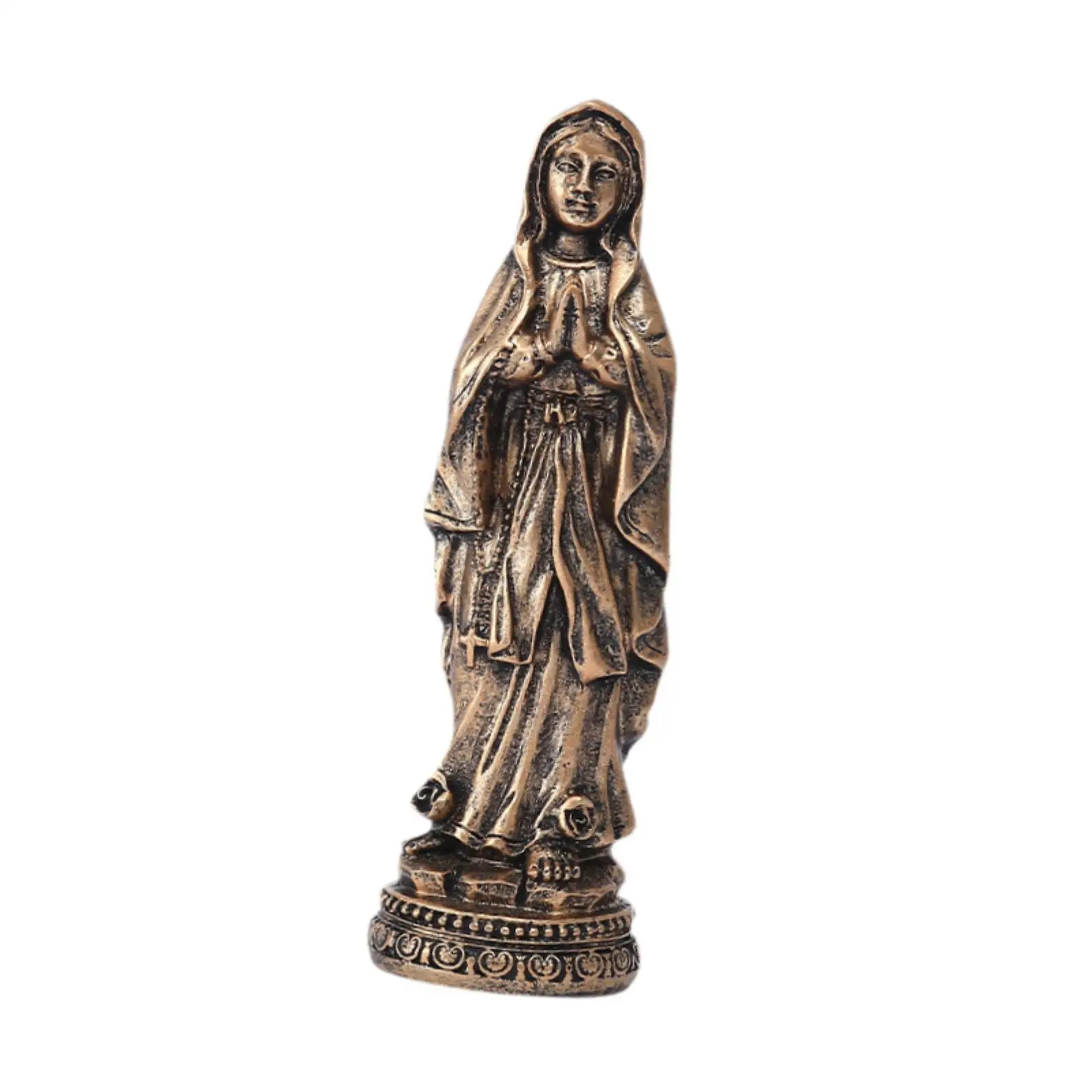 Virgin Mary Statue Blessed Virgin Mother Mary Sculpture for Bedroom Office
