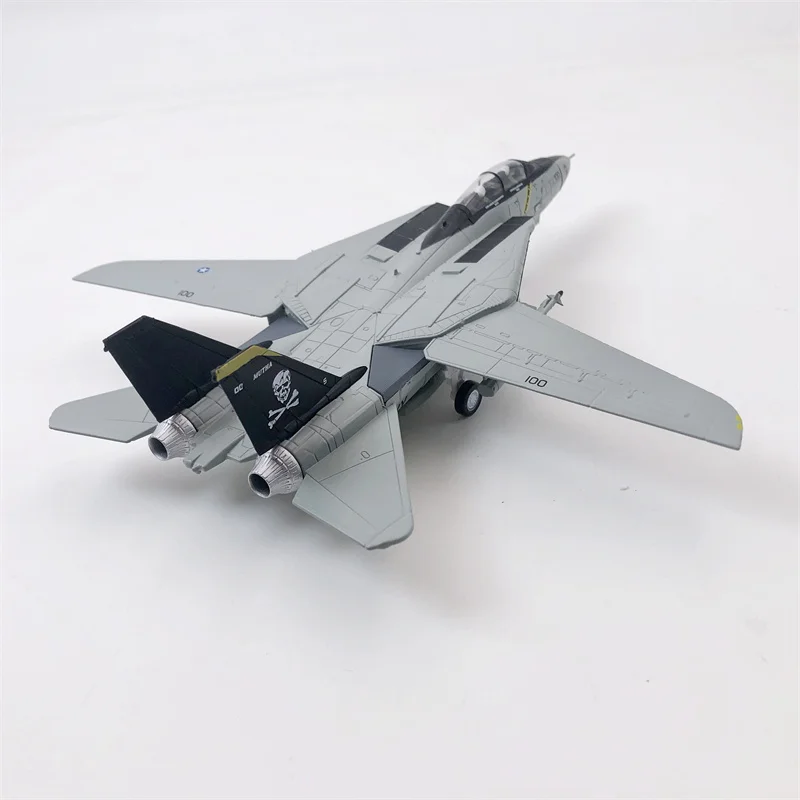 1:100 Scale F14 F-14B Tomcat Military Combat Aircraft Simulation Alloy Die Cast The Plane Model  Immutable Wing Collection Toys 4