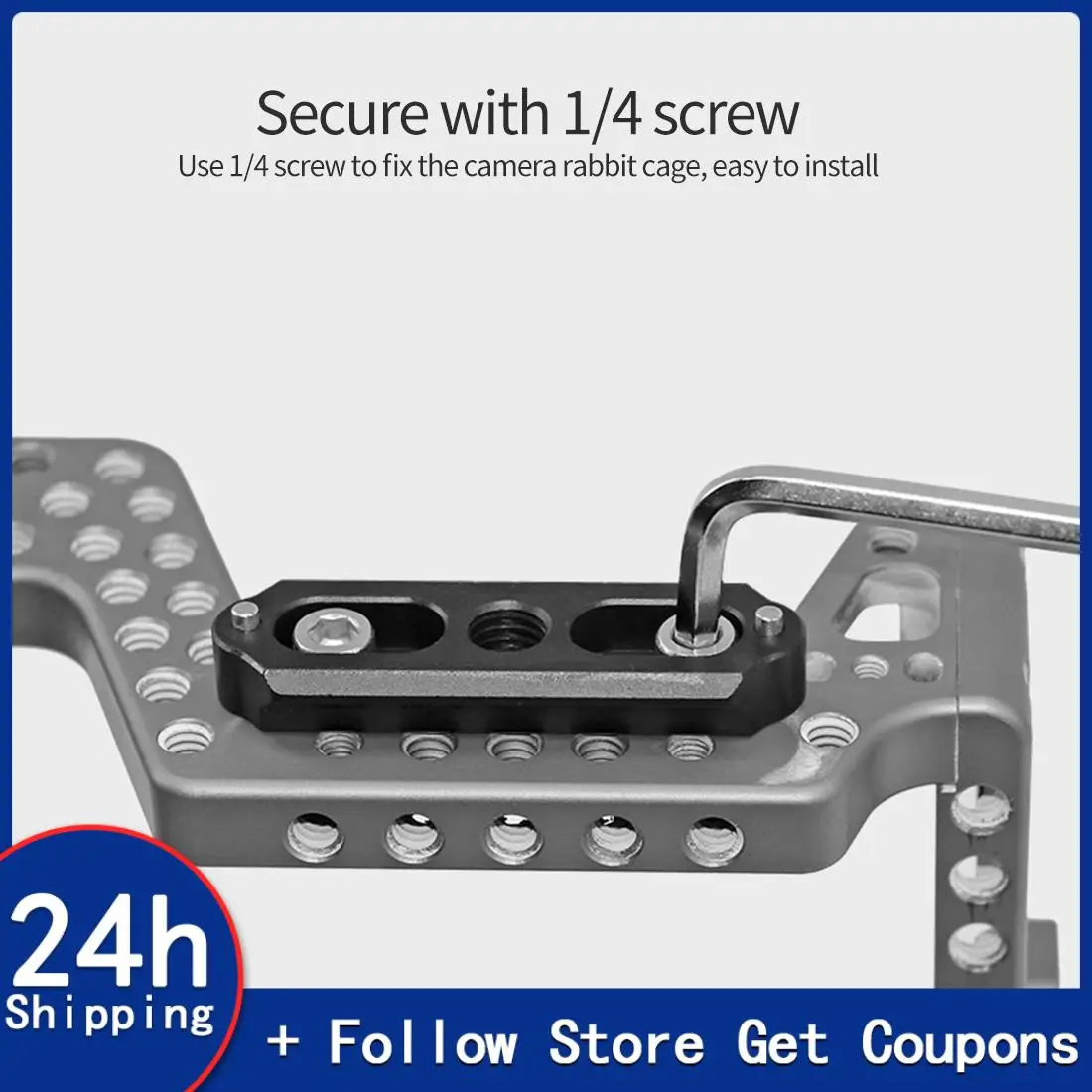 SIRUI Lot De 3 Rails NATO AM-NT467 à Dégagement Rapide De 48 Mm, 60 Mm