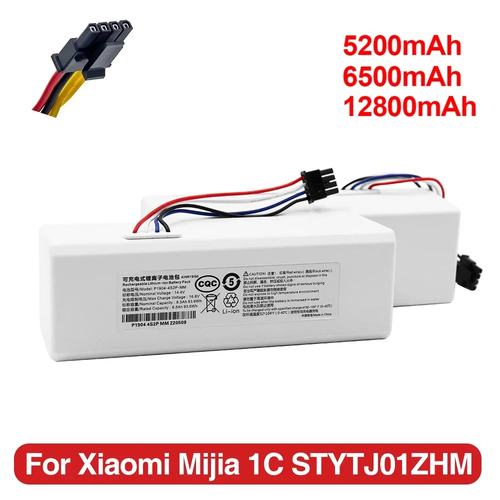 

2024 Upgrade P1904-4S1P-MM Battery For Xiaomi Mijia 1C STYTJ01ZHM Robot Vacuum Mop Cleaner Accessories Parts original