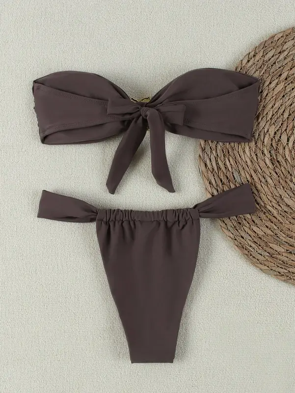 " Sexy Bandeau Push-Up Bikini Set