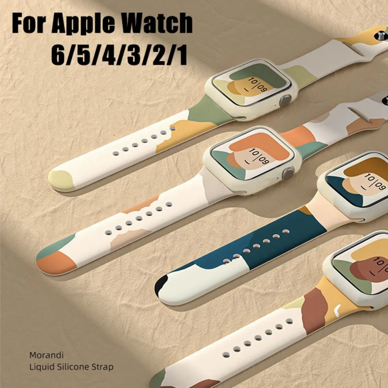 Silikon Kayış Apple Watch bandı ultra 49mm 44mm 40mm 38mm 42mm 41 45mm Kayış correa bileklik bilezik iWatch 3 4 5 se 6 7 8_voghion.com