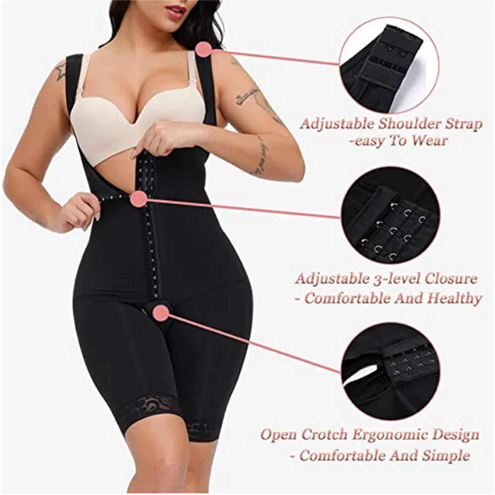 Shaper do corpo feminino cintura trainer bumbum levantador shapewear  barriga plana emagrecimento ligadores bodysuit bainha barriga puxando  corset calcinha