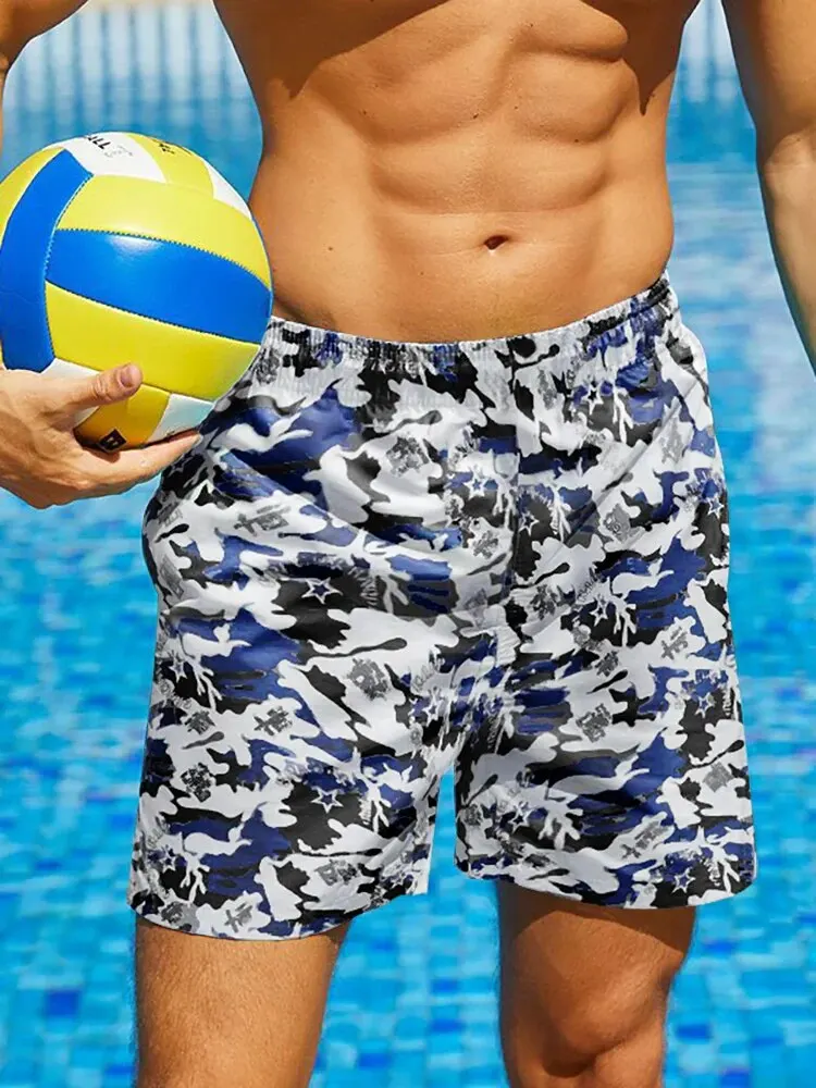 Beach Shorts Men's Summer Sports Casual Outdoor Home Five Points Fashion Light and Thin Loose Size Quick Drying Comfort 3