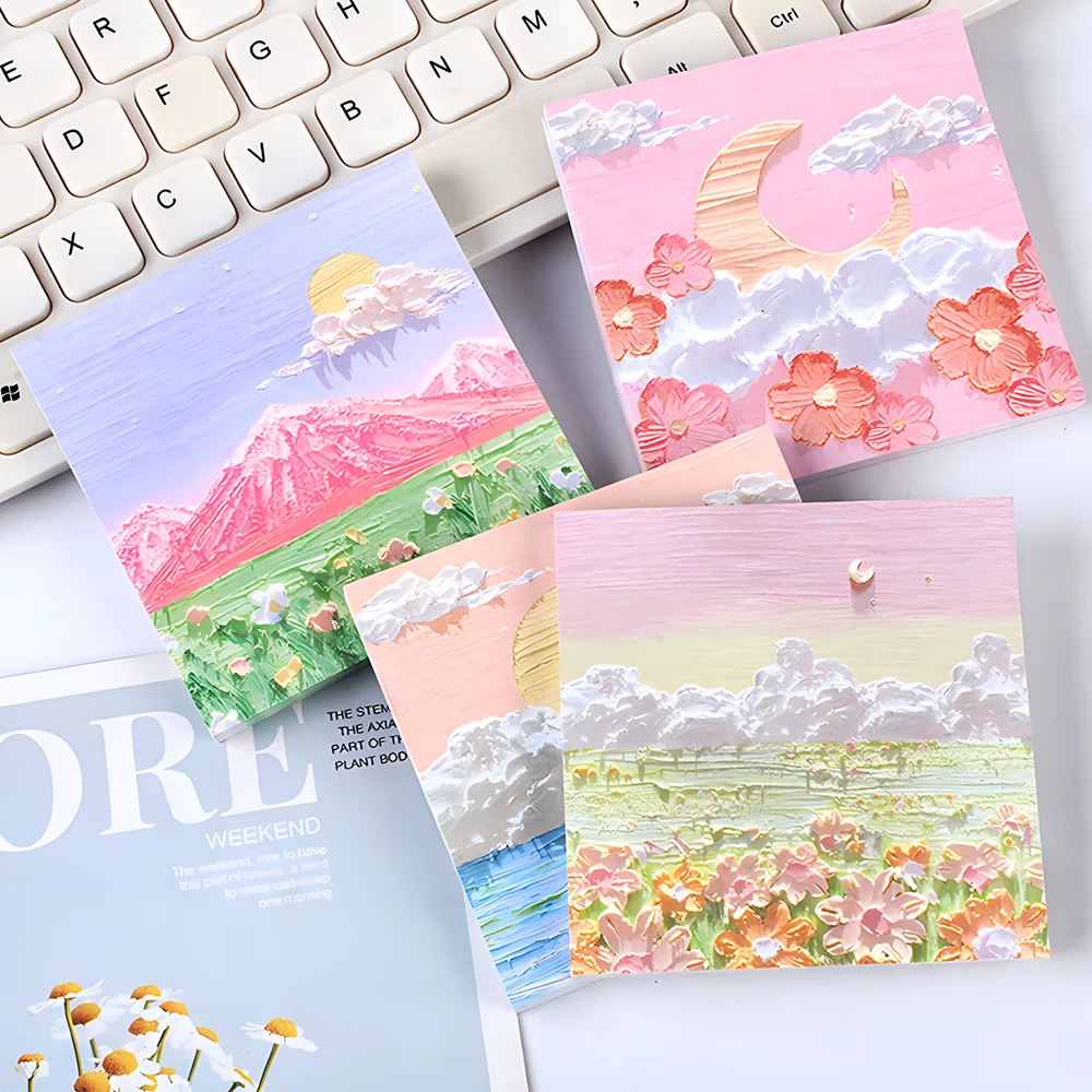 Kawaii Sticky Notes - Cute Journaling Memo Pads for To-Do Lists and Planning