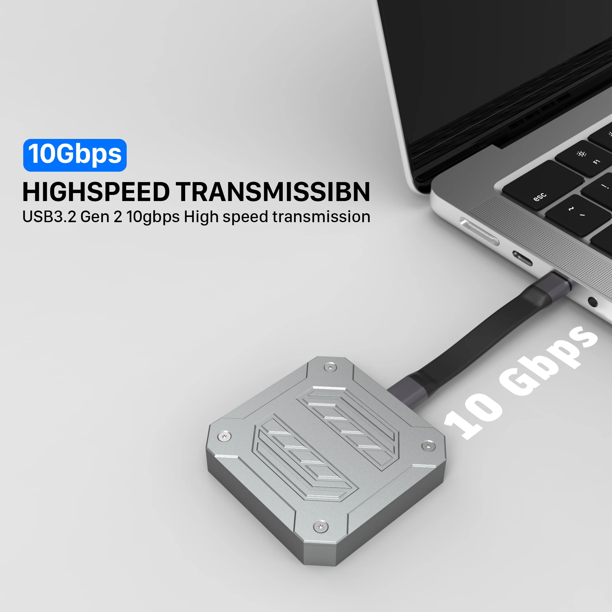 ޴ ׳ƽ ̴ 2230 M.2 SSD ̽, NVMe Ŭ, 10Gbps M.2 to USB CŸ  , PD , PCIe SSD