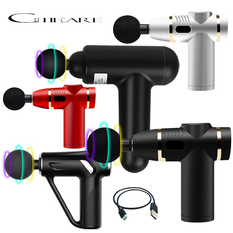 32 speed levels Electric massage Gun Slimming Body Neck back foot leg shoulder Massager Muscle Fascia Gun percussion massagers