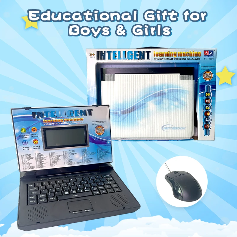 Kids' Educational Laptop Toy (Ages 3+) – 60+ Learning Games 3