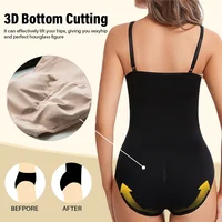 Body sculptant amincissant sans couture pour femme, rehausseur de fesses, lissant, à entrejambe ouvert, haute élasticité 4