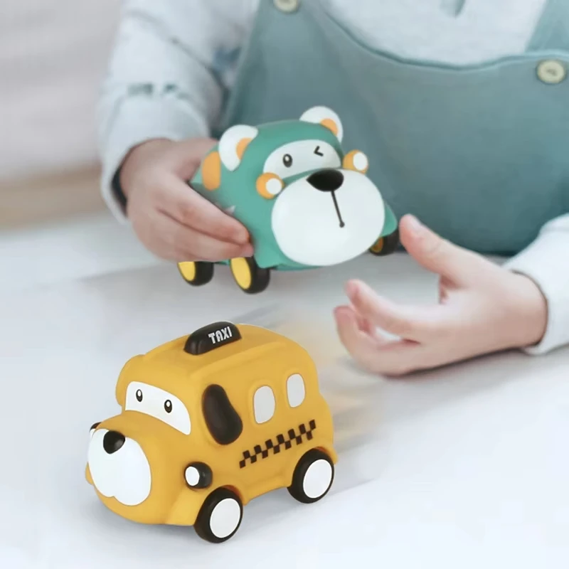 Children's Inertia Toy Vehicles Mini Racing Car Kids Educational Toy Fire Engine Ambulance Cars Models Boys Girls Birthday Gifts - 6
