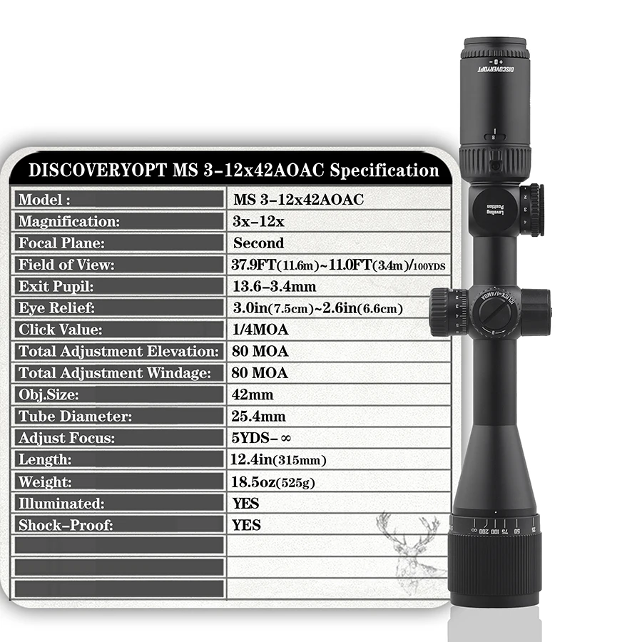 Hunting Spring Riflescope Rifle Scope for Hunting