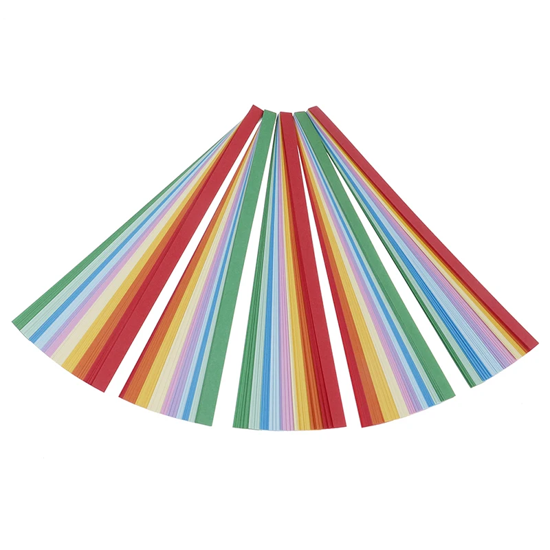 Scrapbook paper craft paper scrapbooking paper origami paper 80Pcs Strips Paper Home Origami Quilling Wedding Decoration Handcraft Lucky Star