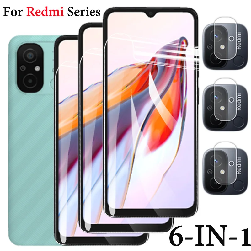 

redmi 12c Hydrogel Film For xiaomi redmi 12c film hydrogel redmi 10 10A 10C verre souple Redmi 9T screen protector A1 redmi A1 plus caméra hidrogel redmi 12c not tempreed glass
