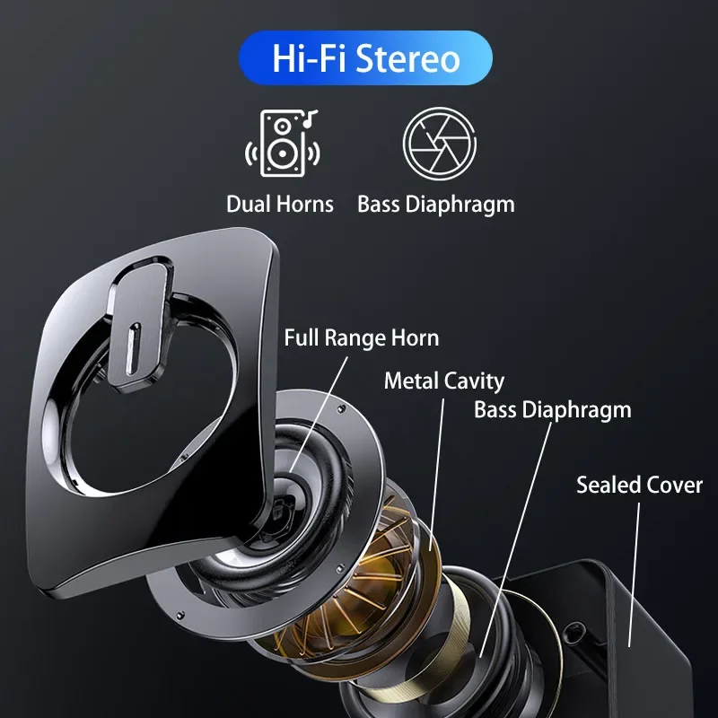 컴퓨터 스피커 PC 사운드 박스, HIFI 스테레오 마이크, USB 유선, 데스크탑 컴퓨터용 LED 조명 포함