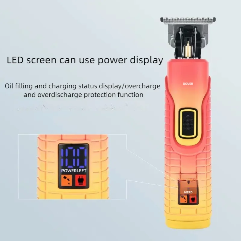 Clipper Electric Oil Head Engraving Electric Clipper Home Self-service Shaving Special Artifact Shaving Salon Professional Hair 2