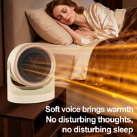 Настольный обогреватель для общежития, мини-быстрый нагрев, бесшумный, энергоэффективный, бытовой, вентилятор горячего воздуха, обогреватель для комнаты для офиса ﻿ — изображение 3