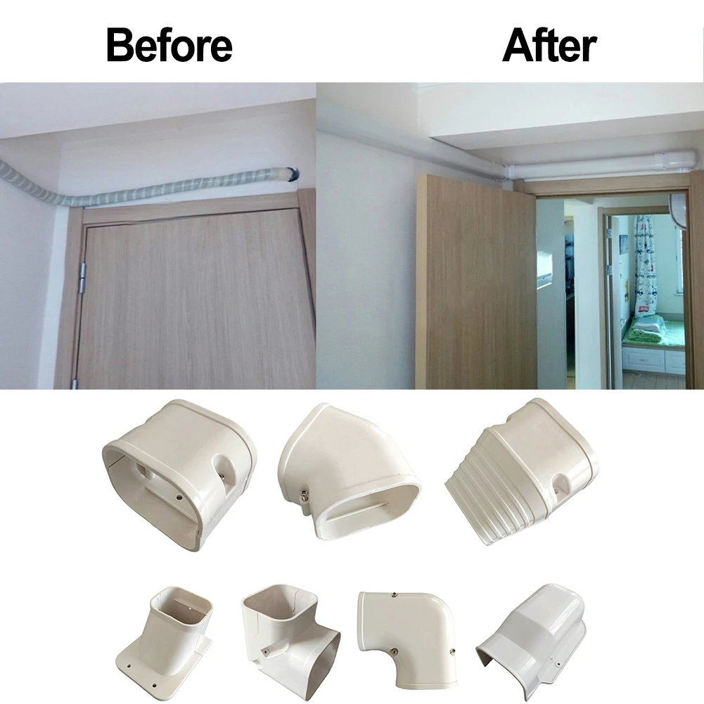 Air-conditioning Pipe Cover Split & Central A/C Decorative PVC Hose