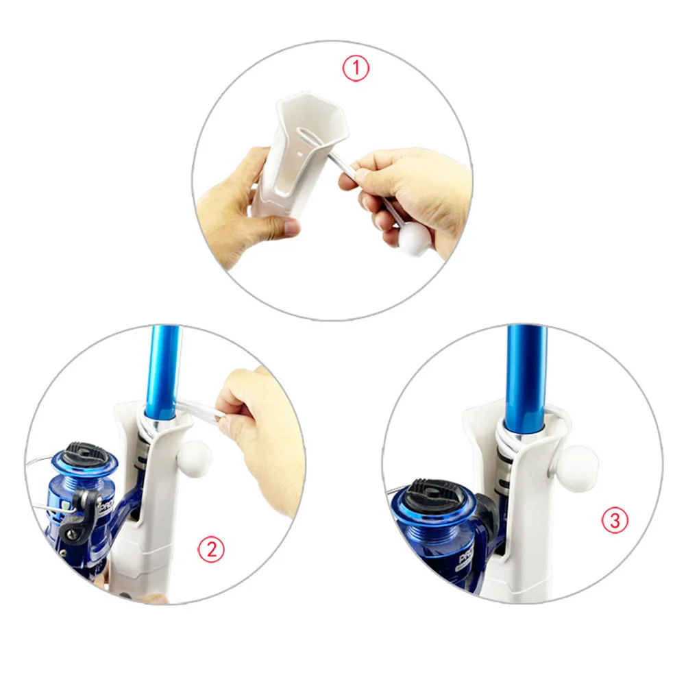 Description Picture 6 of itemAdjustable Fishing Rod Holder Portable Fishing Rod Holder Bracket Boat Rod Holder for Boat Kayak Fishing Cooler Trailer