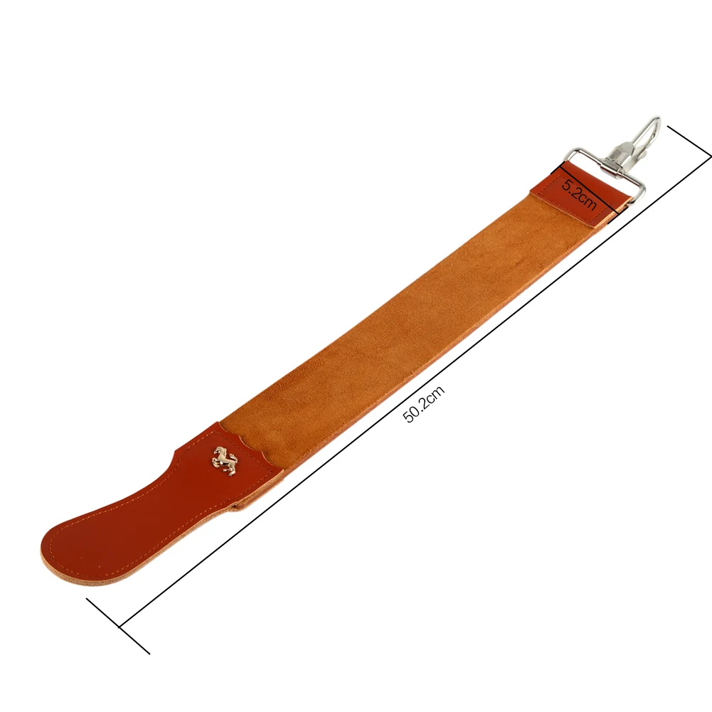 1pcs 가죽 Strop 스트랩 이발사 스트레이트 면도기 접는 칼 칼 날카롭게하는 면도기 날카롭게하는 벨트