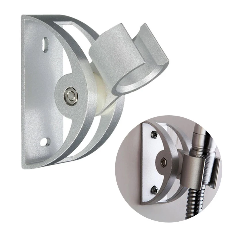 Description Picture 2 of itemAdjustable Wall Mounted Shower Head Stand Bracket Holder Hand Held Bathroom Shower Head Fitting Portable Bathroom Accessories