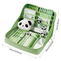 Panda - Themed Stationery Set for Students and Home Use (1 set)