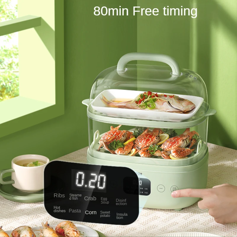 Electric steamer household small intelligent appointment timing multi-function mini electric