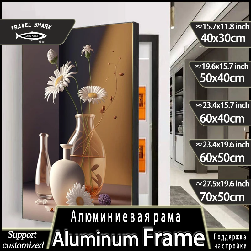 

Decorative Hanging Painting of Electric Meter Box Modern Living Room Decoration Accessories Wall Art Poster Mural with Frame