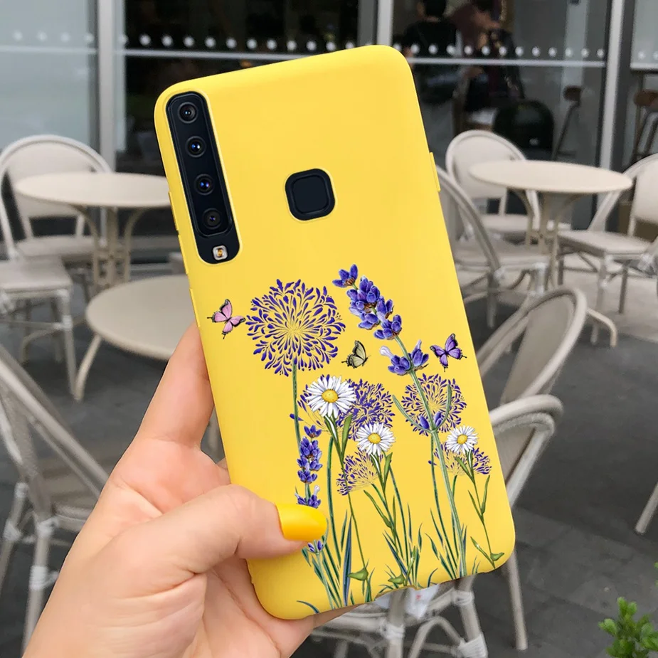 For Samsung Galaxy A9 2018 Case SM-A920F Soft Silicone Stylish Candy Painted Back Cover Phone Case For Samsung A 9 A9 2018 Coque waterproof case for phone