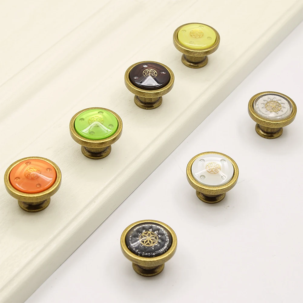 Retro Antique Drawer Handles No Fading High Quality Zinc Alloy Suitable for Bookshelf Cupboard