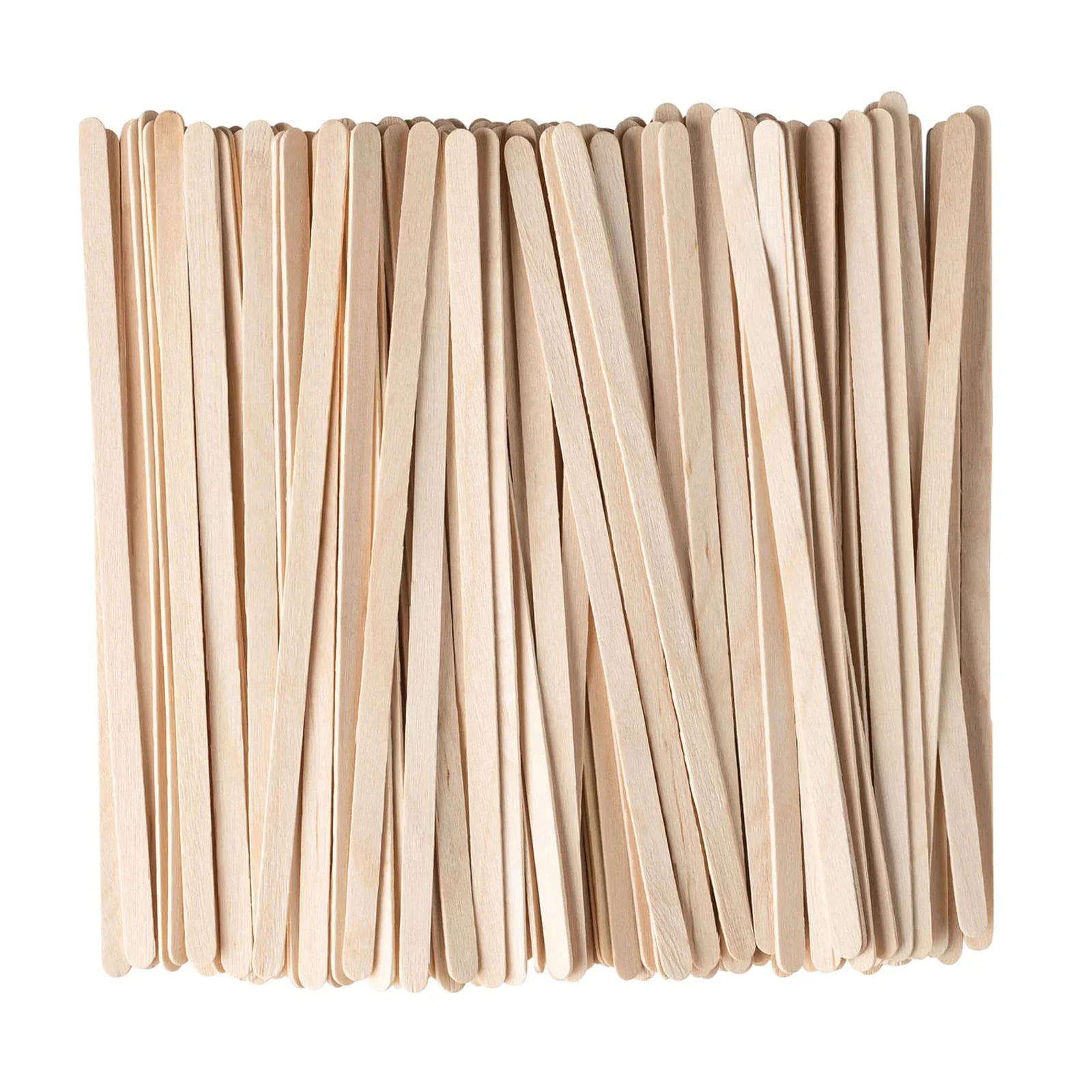 500Count Wooden Coffee Stirrer Sticks, 5.5 Inches. Wood Coffee Stirrers for Tea Beverage
