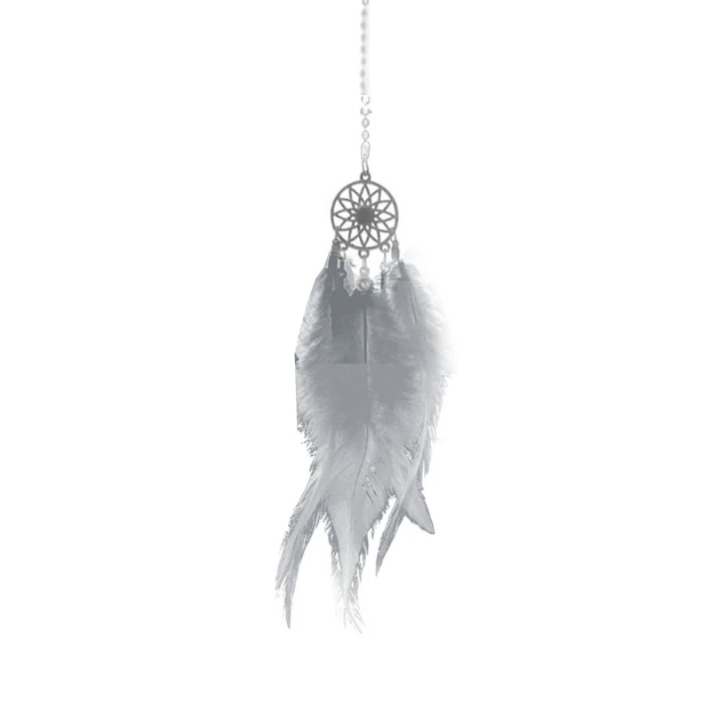 

Boho Mini Hanging Ornament Pendant for Car Goods Feather