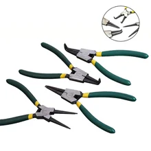 

1/4 pcs Steel Circlip Pliers Set Internal External Curved Straight Tip Circlip Plier Snap Ring Plier Hand Tools for Opening Ring
