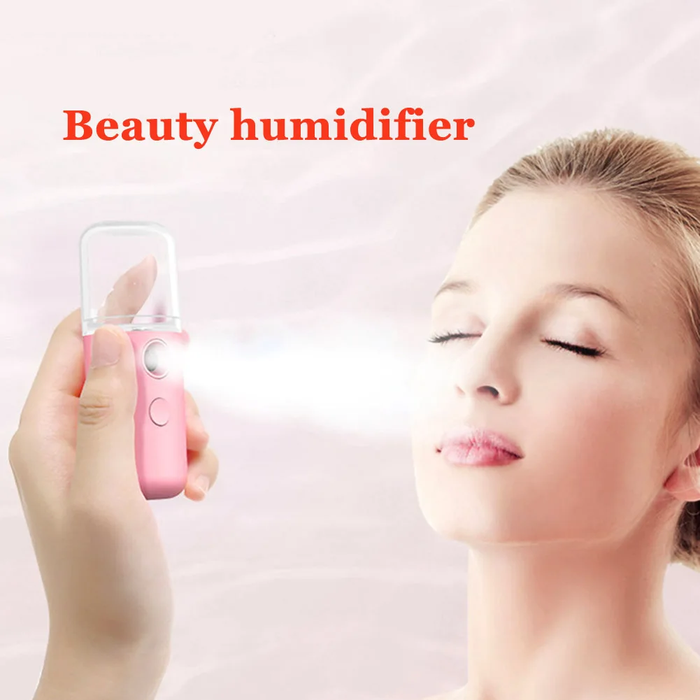 30ml Nano Facial Steamer Visual Water Tank USB Rechargeable Portable Face Steamer Handy Hydrating Sprayer for Eyelash Extensions