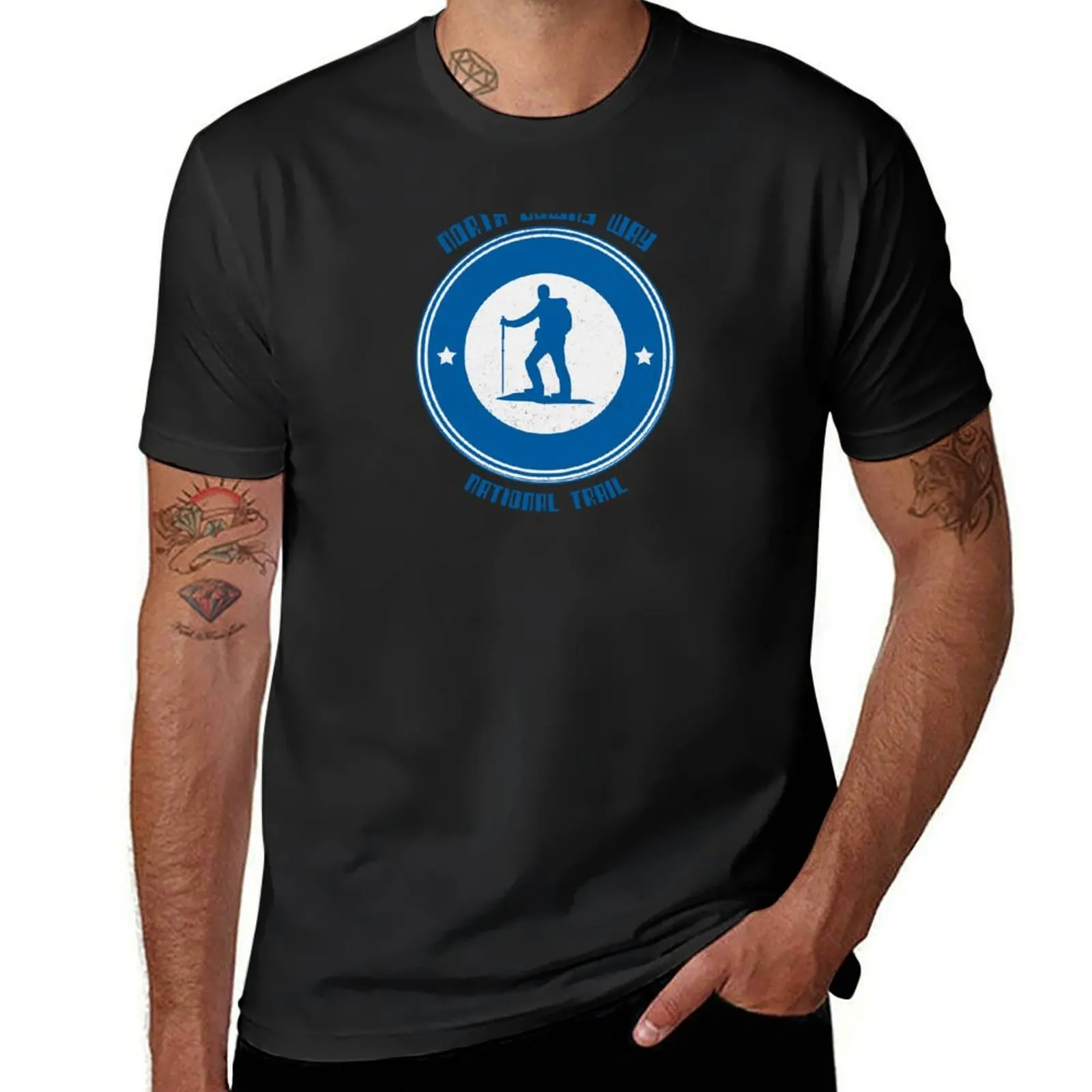 North Downs Way camiseta para un niño, blusa divertida, camisetas para hombres