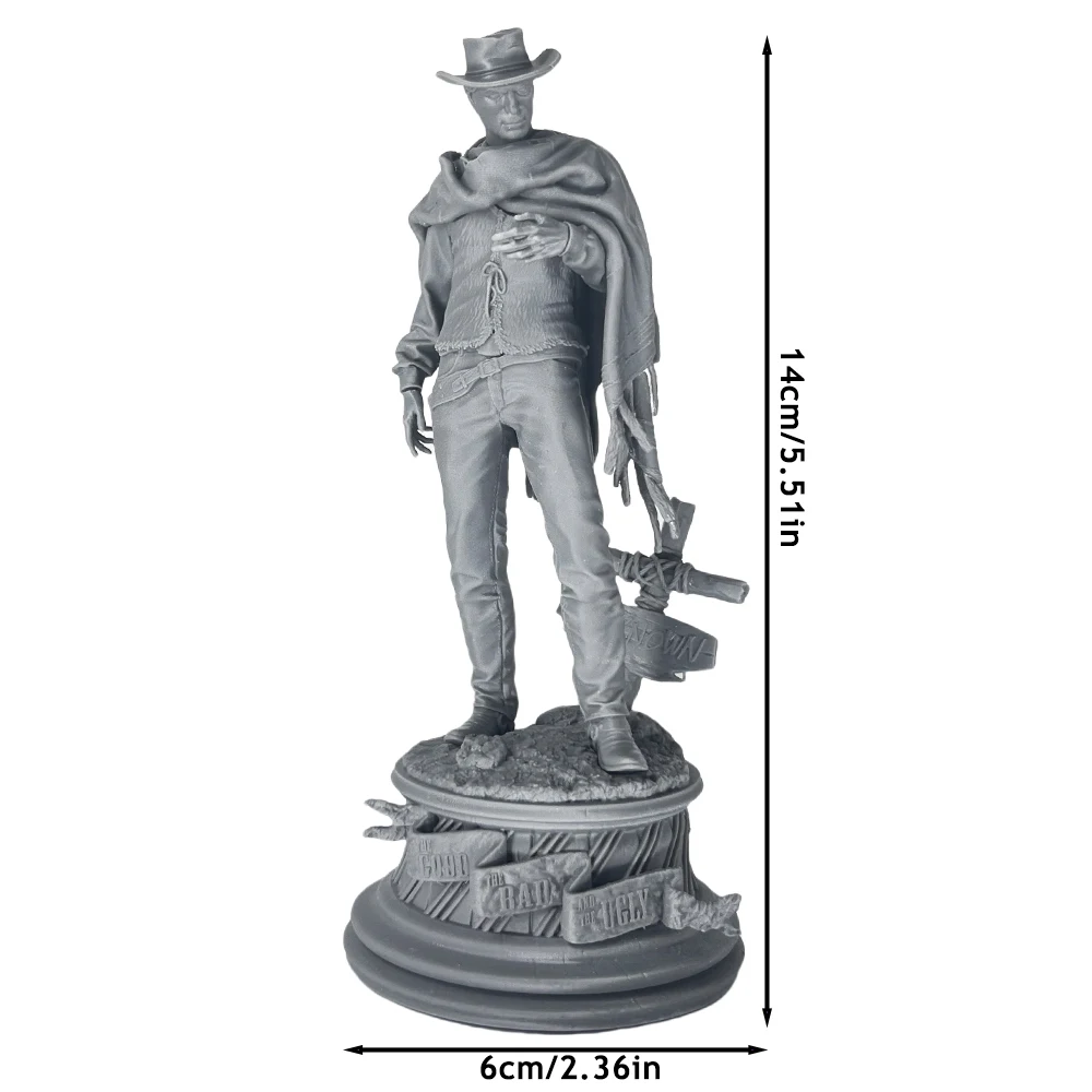Frontier Revolver Resin Kit – 1:16 Original Westernfigur für DIY-Anpassung A2532 – Detail 2