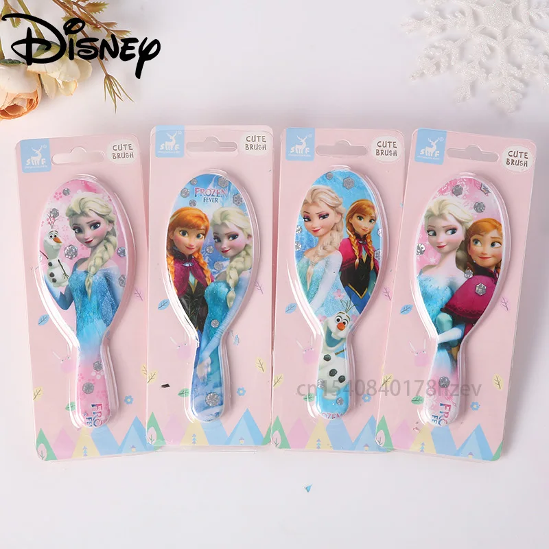 

Расческа для волос «Холодное сердце» Disney, массажная Расческа с мультяшными персонажами мультфильмов Микки, Минни, София, Эльзы, Анны, принцессы, подарок для девочек, 1 шт.