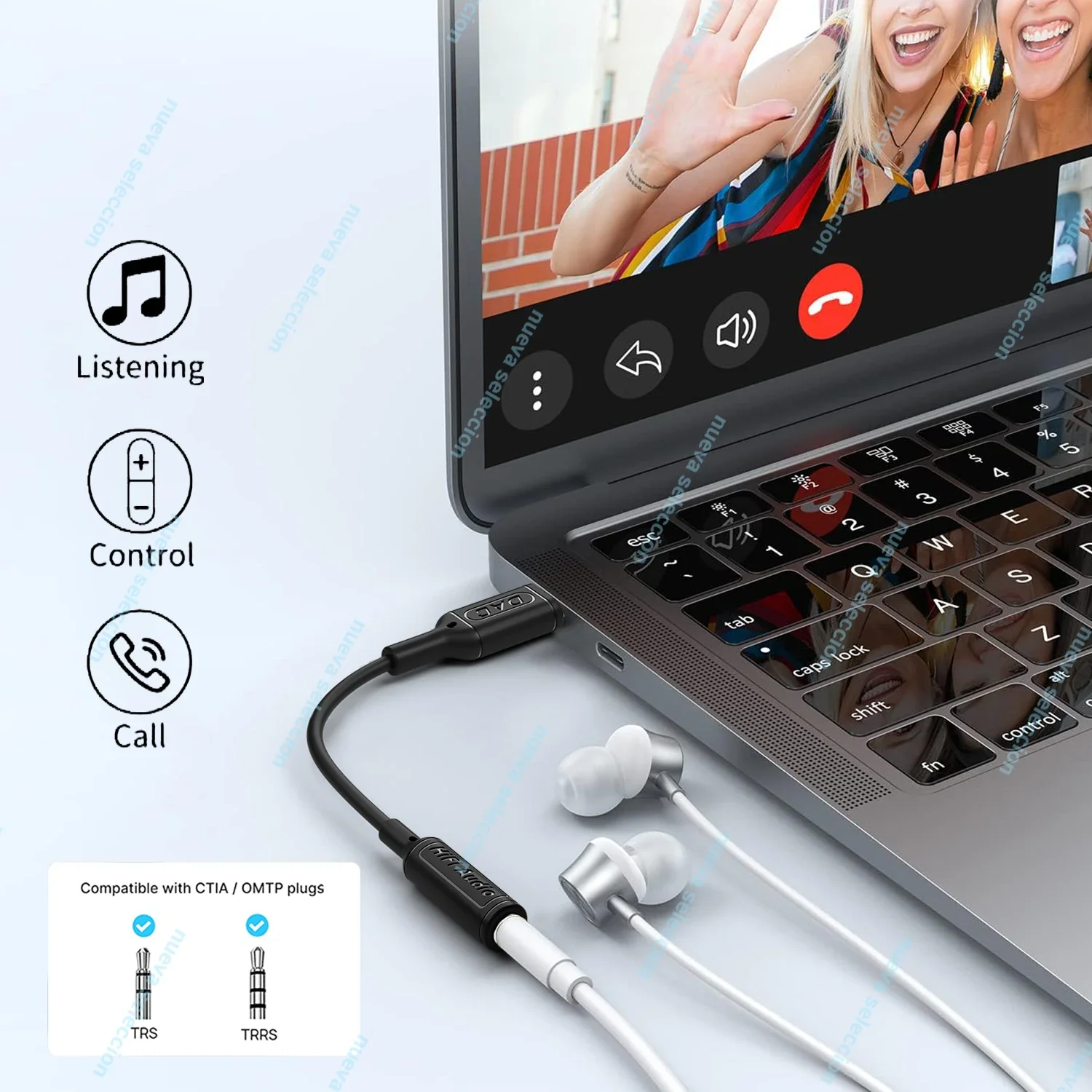 For Samsung Google Pixel type c to 3.5 mm adapter dac portable USB C to headphone jack 48khz support microphone audio adapter audio adapter earphone amplifier adapter audio converter adapter headphone adapter headphone amplifier adapter earphone headphone adapter