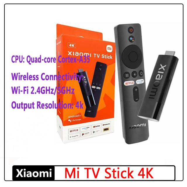 Global Version Xiaomi Tv Stick 4k Android Tv  Portable Media Streaming  Assistant - Tv Stick - Aliexpress