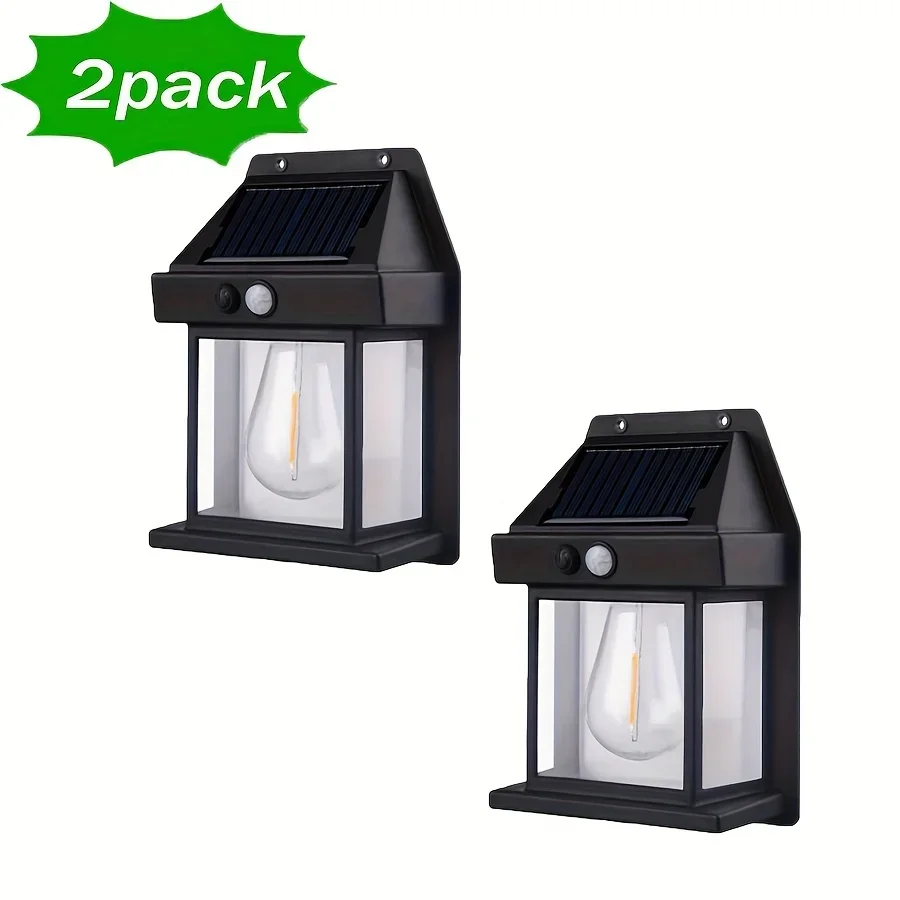 مصباح شمسي LED خارجي مستشعر