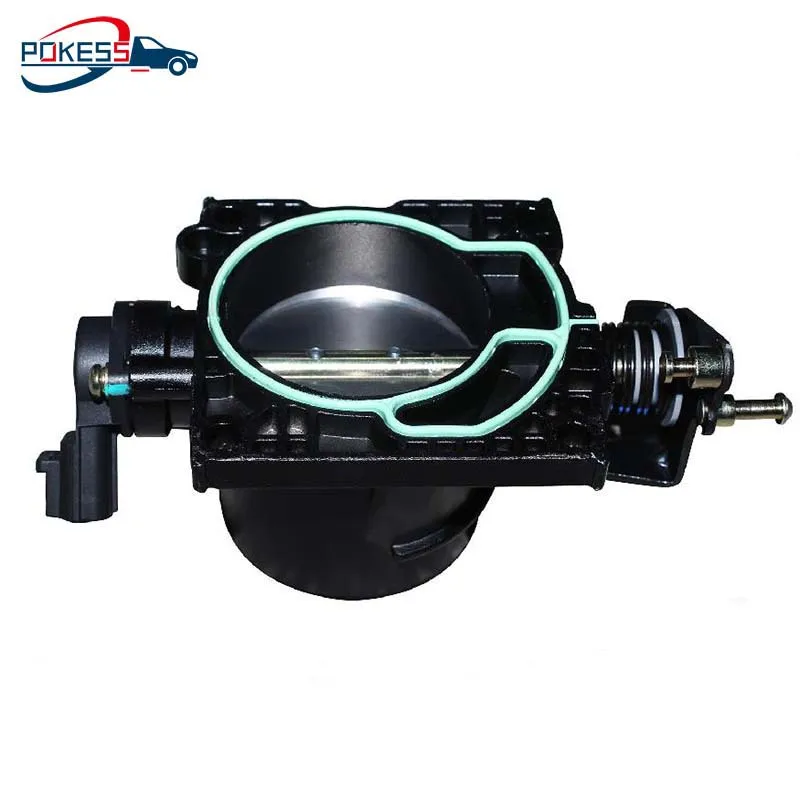 Throttle Body POKESS Throttle Body with Position Sensor for FORD MONDEO MK3 III 2004-2007 2.0T 1S7G9E926HB