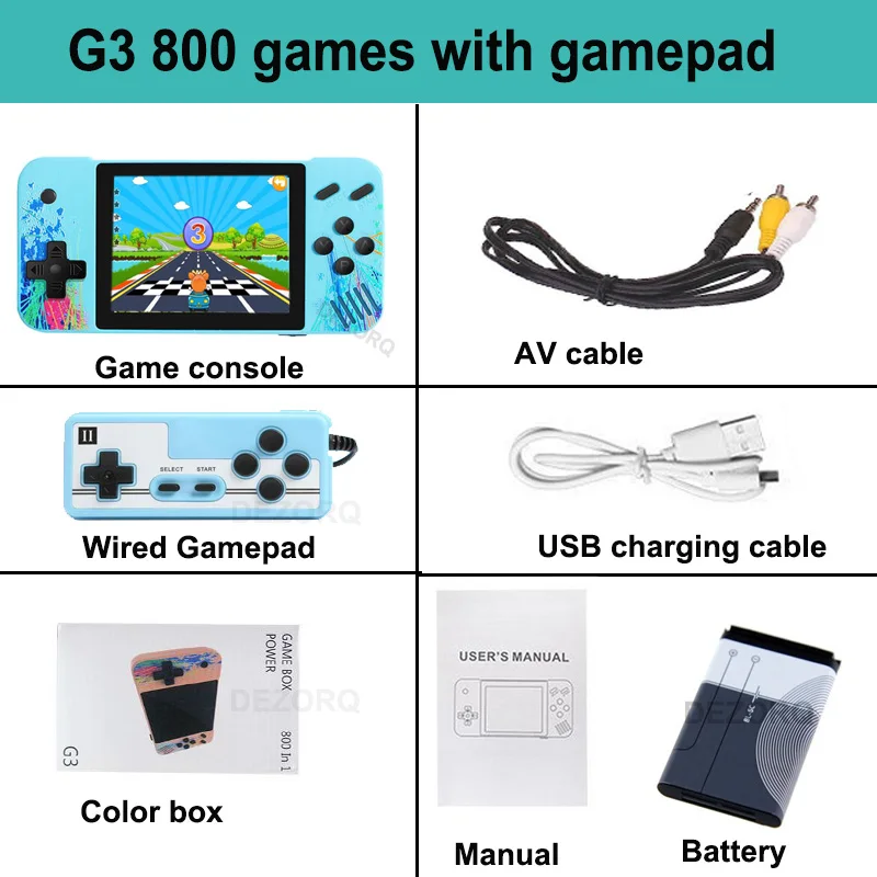 Blue with gamepad