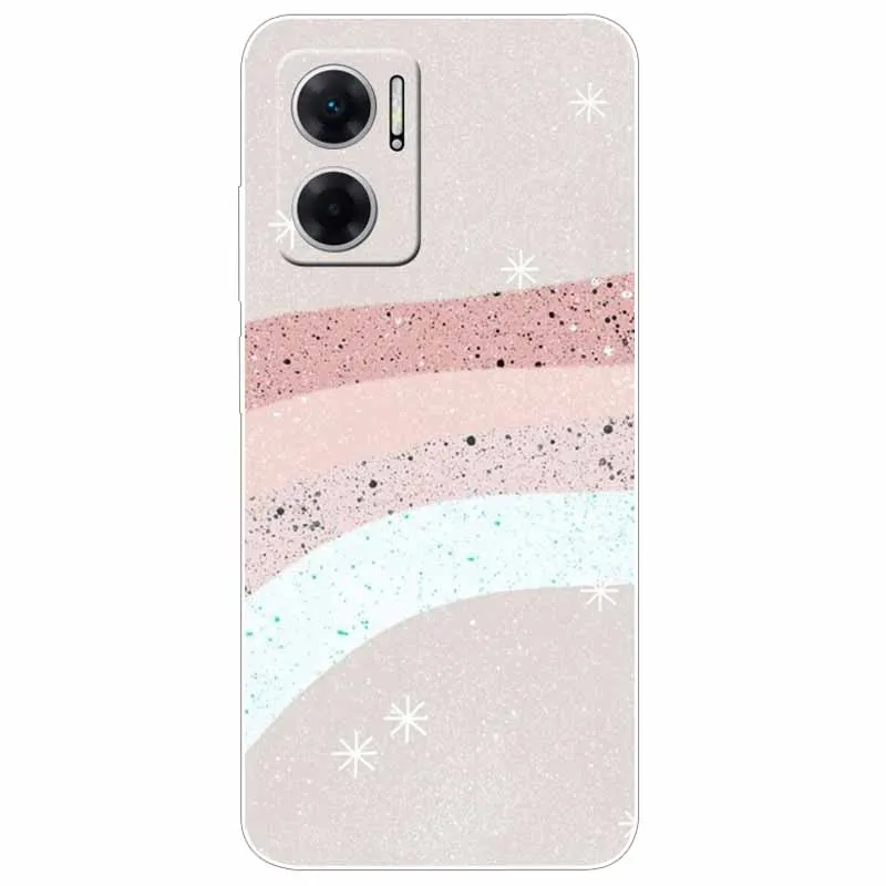 For Xiaomi Redmi 10 5G Case 6.58'' Clear Bumper Marble TPU Soft Funda Cover for Xiaomi Redmi10 5G Phone Cases Coque Silicone