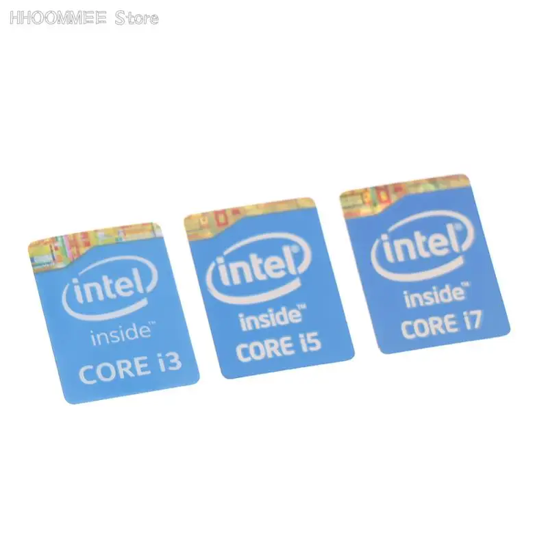 4th Generation Intel Core I3 I5 I7 Sticker Label Notebook Decoration about 2.1*1.6cm 5pcs decorative stickers,computer stickers,computer decoration