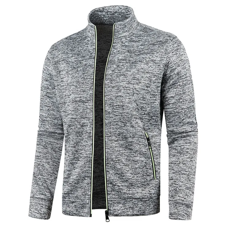 2023 Men Hoodies Sweatshirt Spring Autumn Solid Color Bottoming Jacket High-Quality Design Zipper Hoodies Sweatshirt Male