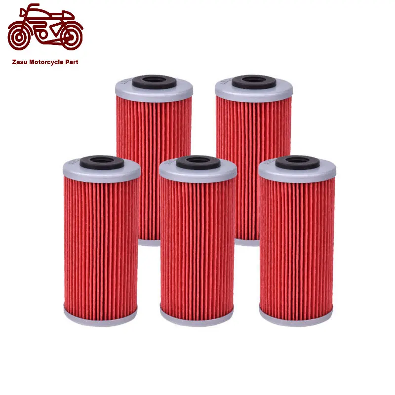 

5 Pieces Motor Bike Engine Oil Filter for Sherco SE 2.5i F SE 3.0i F SE 4.5i F SM 4.5i F SE 5.1i F SM 5.1i F