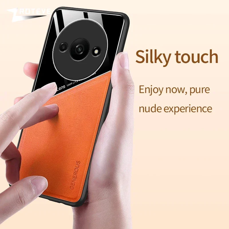 Zroteve PU Leather Magnetic Hard PC Phone Case - Premium Protective Cover