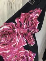 XL-4XL Plus Size 150kg Women's Pants Rhinestone Flower Big Size Sweatpants Casual Streetwear High Waisted Baggy Pants Woman - Image 4